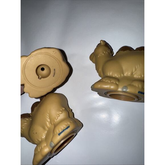 Set Of 3 Fisher Price Little People Zoo Talkers Animal 2011 Camels Nativity Add - Picture 6 of 7